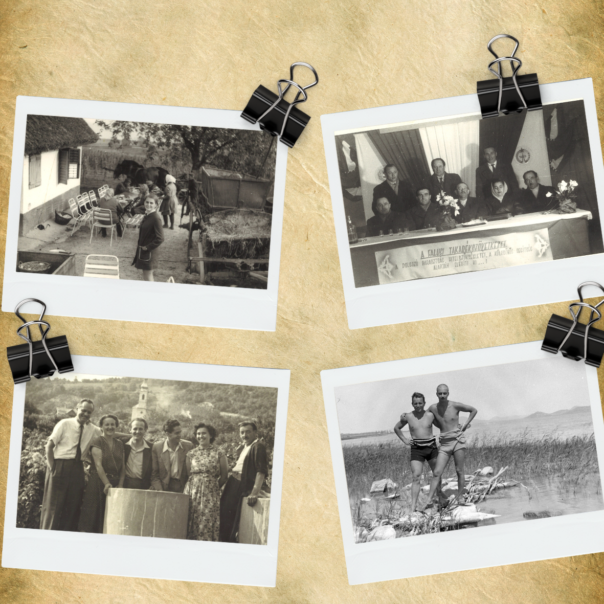 Balatongyörök anno - kiállítás a település múltját bemutató régi fotókból